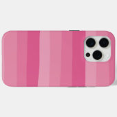 Coques Case-Mate iPhone Rayures irrégulières - Rose (Verso (horizontal))
