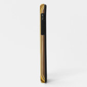 Coques Case-Mate iPhone Rayures jaunes, ocre, marron (Dos/Gauche)