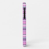 Coques Case-Mate iPhone Rayures lilas (Dos/Gauche)