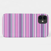 Coques Case-Mate iPhone Rayures lilas (Dos (Horizontal))