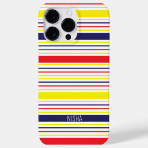 Coque Pour Pour iPhone 14 Pro Max Rayures Moderne Tendance Personnalisé Coloré