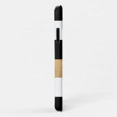 Coques Case-Mate iPhone Rayures modernes Monogramme (Dos/Droite)