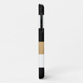 Coques Case-Mate iPhone Rayures modernes Monogramme (Dos/Gauche)