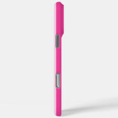 Coques Case-Mate iPhone Rayures Monogramme Rose Chaud et Rose (Verso / Droite)