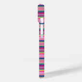 Coques Case-Mate iPhone Rayures multicolores rétro (Verso / Gauche)