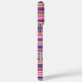 Coques Case-Mate iPhone Rayures multicolores rétro (Verso / Droite)