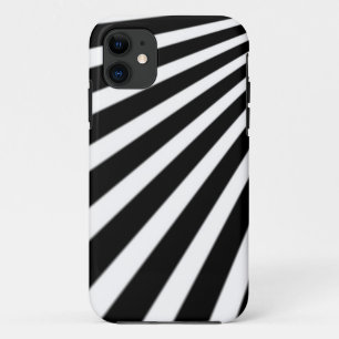 Etui iPhone Case-Mate rayures noir et blanc