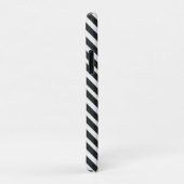 Coques Case-Mate iPhone Rayures noires et blanches (Dos/Droite)
