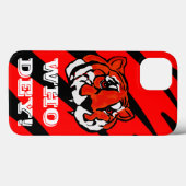 COQUES Case-Mate iPhone RAYURES ORANGE ET NOIR  (Verso (horizontal))