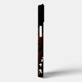 COQUES Case-Mate iPhone RAYURES ORANGE ET NOIR    (Verso / Droite)