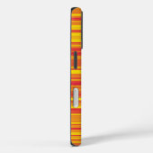 Coques Case-Mate iPhone Rayures Orange Rouge Jaune (Verso / Droite)