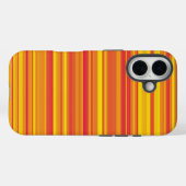 Coques Case-Mate iPhone Rayures Orange Rouge Jaune (Verso (horizontal))