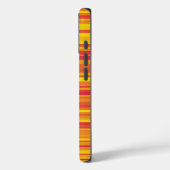 Coques Case-Mate iPhone Rayures Orange Rouge Jaune (Verso / Gauche)