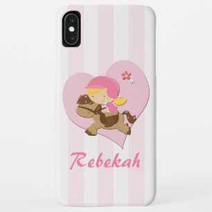 Etui iPhone Case-Mate Rayures personnalisées de rose d'équitation