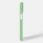 Coques Case-Mate iPhone Rayures Personnalisées Vert Rose (Verso / Droite)