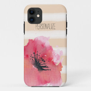 Case-Mate iPhone Case Rayures romantiques simples florales