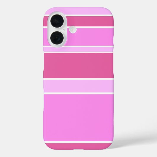 Coques Case-Mate iPhone Rayures roses (Verso)