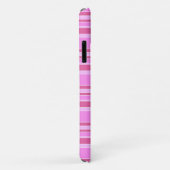 Coques Case-Mate iPhone Rayures roses (Dos/Droite)