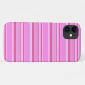 Coques Case-Mate iPhone Rayures roses (Dos (Horizontal))