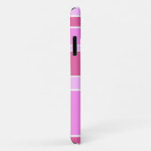Coques Case-Mate iPhone Rayures roses (Dos/Droite)