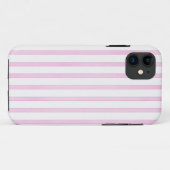 Coques Case-Mate iPhone Rayures roses d'aquarelle d'arrière - plan (Dos (Horizontal))