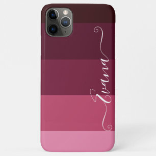 Case-Mate iPhone Case Rayures roses et marron bloc de couleur Personnali