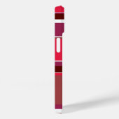 Coques Case-Mate iPhone Rayures rouges (Verso / Droite)