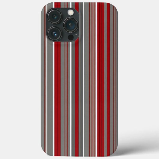 Coques Case-Mate iPhone rayures rouges et brunes (Verso)