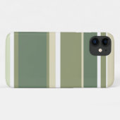 Coques Case-Mate iPhone Rayures vert olive (Dos (Horizontal))
