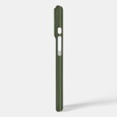 Coques Case-Mate iPhone Rayures vert olive (Verso / Gauche)