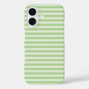 Coques iPhone 16 Rayures Vertes