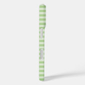 Coques Case-Mate iPhone Rayures Vertes (Verso / Droite)