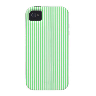 Coque iPhone 4 Et 4S Rayures vertes et blanches
