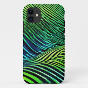 Case-Mate iPhone Case Rayures vertes néon futuristes