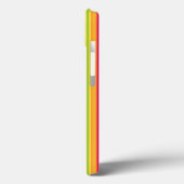 Coques Case-Mate iPhone Rayures verticales multicolores (Verso / Gauche)