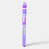 Coques Case-Mate iPhone Rayures violettes (Verso / Droite)