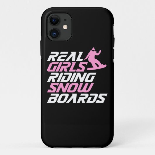 Coques Case-Mate iPhone Real Girls Riding Snowboards (Dos)