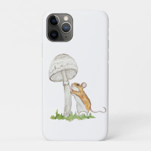 Case-Mate iPhone Case Réalisez une souris et un champignon de champ amus