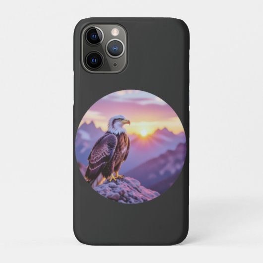 Coques Case-Mate iPhone Realistic Eagle on Rock – Majestic Wildlife Scene (Dos)