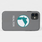 Coques Case-Mate iPhone Realtor Business Professional House Logo Modèle (Dos (Horizontal))