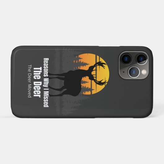 Coques Case-Mate iPhone Reasons Why I Missed The Deer (Dos (Horizontal))