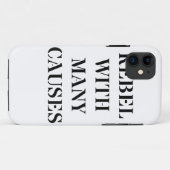 Coques Case-Mate iPhone Rebel avec de nombreuses causes (Dos (Horizontal))