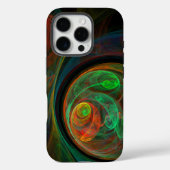 Coques Case-Mate iPhone Reborn Green Art Abstrait (Verso)