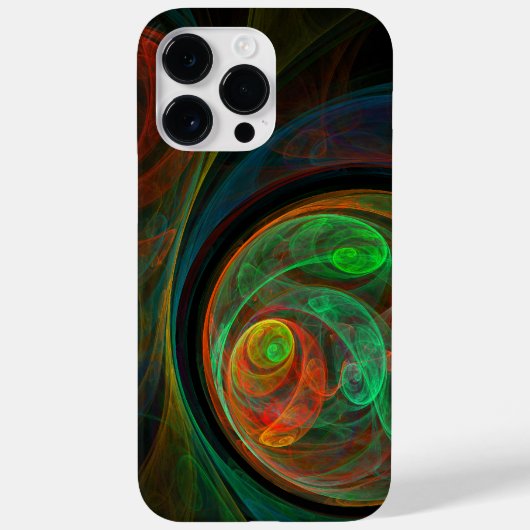 Coques Case-Mate iPhone Reborn Green Art Abstrait (Verso)