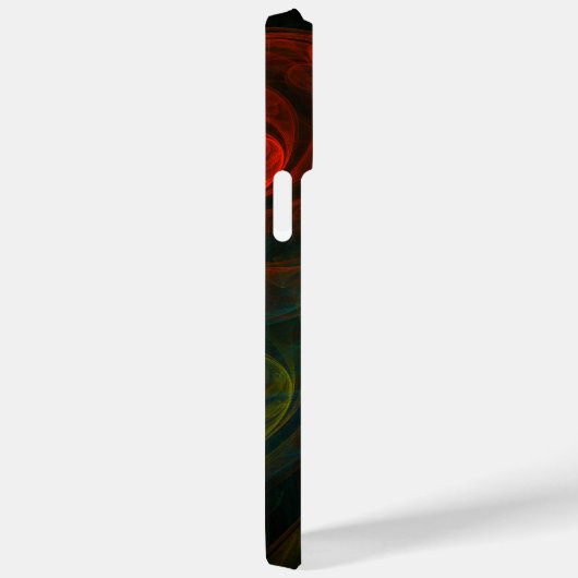 Coques Case-Mate iPhone Reborn Green Art Abstrait (Verso / Droite)