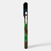 Coques Case-Mate iPhone Reborn Green Art Abstrait (Verso / Gauche)