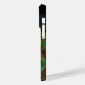 Coques Case-Mate iPhone Reborn Green Art Abstrait (Verso / Gauche)