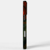 Coques Case-Mate iPhone Reborn Green Art Abstrait (Verso / Droite)