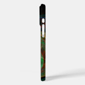 Coques Case-Mate iPhone Reborn Green Art Abstrait (Verso / Gauche)