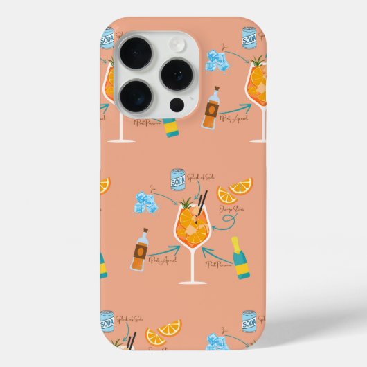 Coques Case-Mate iPhone Recette Aperol (Verso)